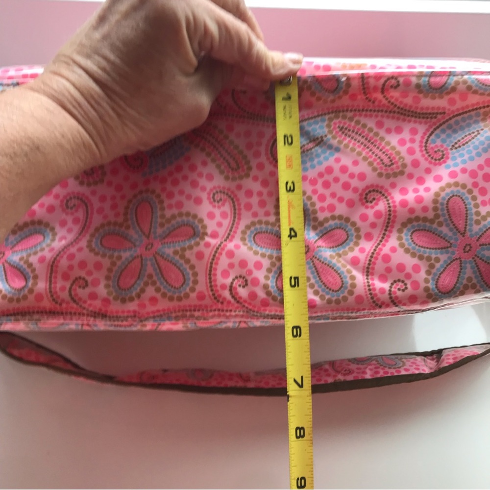 Pink Floral Pattern Shoulder Bag - Picture 12 of 15
